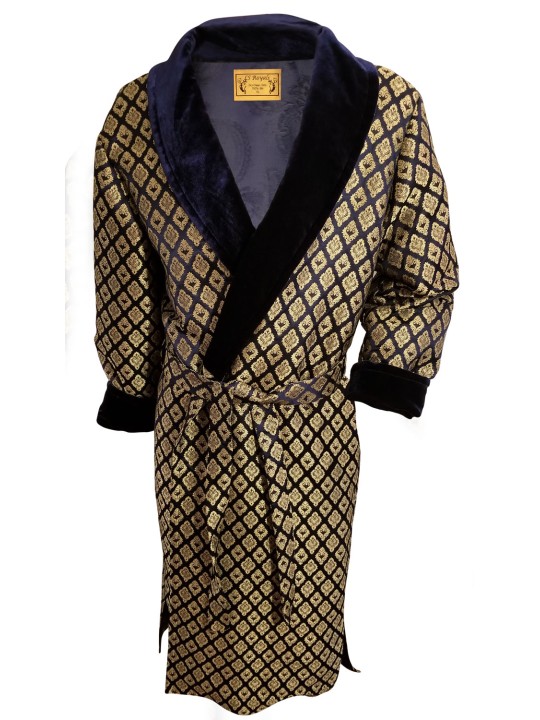 Oriel Leisure Brocade Silk Robe