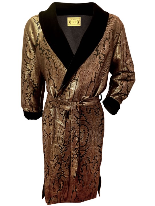 Tuscan Elan Brocade Silk Robe