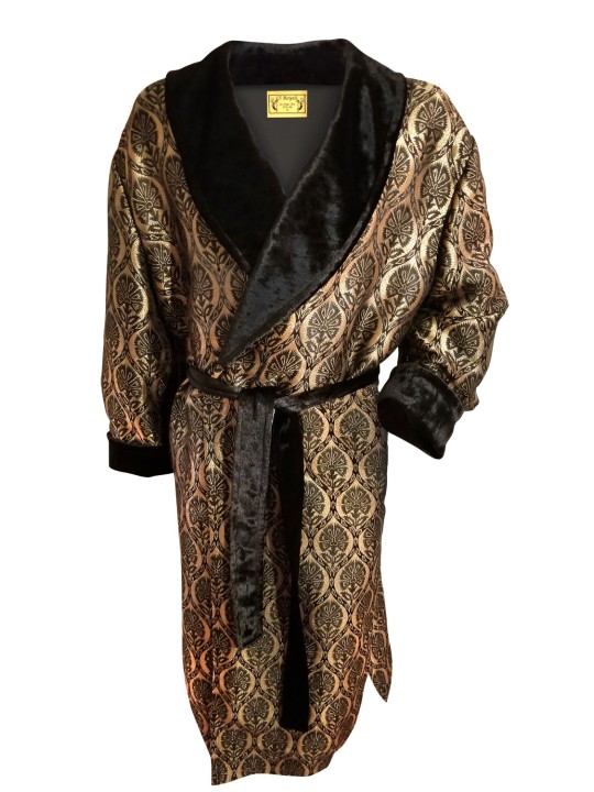 Ardent Esthete Brocade Silk Robe