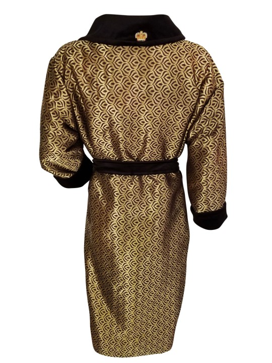 Nimble Redamant Brocade Silk Robe