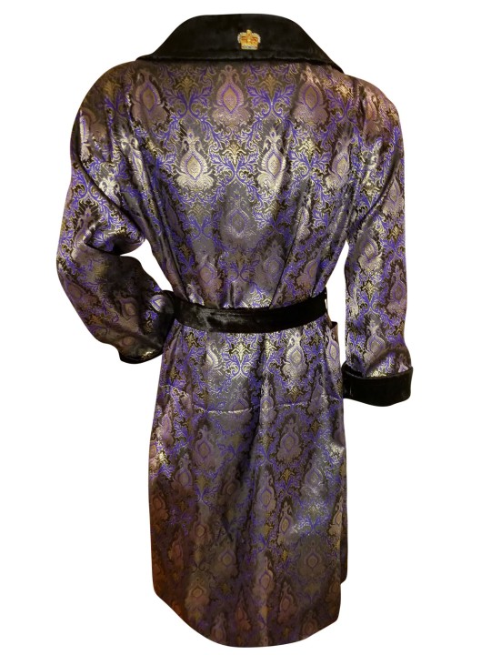 Comely Sillage Brocade Silk Robe