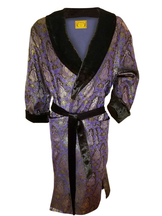 Comely Sillage Brocade Silk Robe