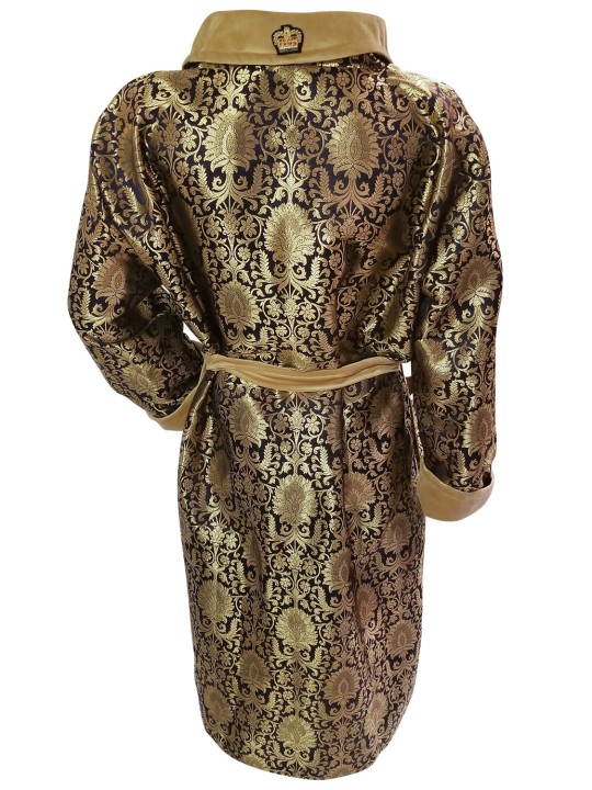 Biscotti Epicure Brocade Silk Robe
