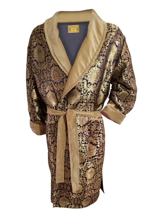 Biscotti Epicure Brocade Silk Robe
