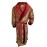 Crimson Meraki Brocade Silk Robe