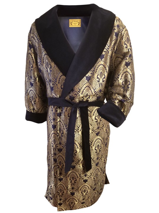 Gold Bazorex Brocade Silk Robe